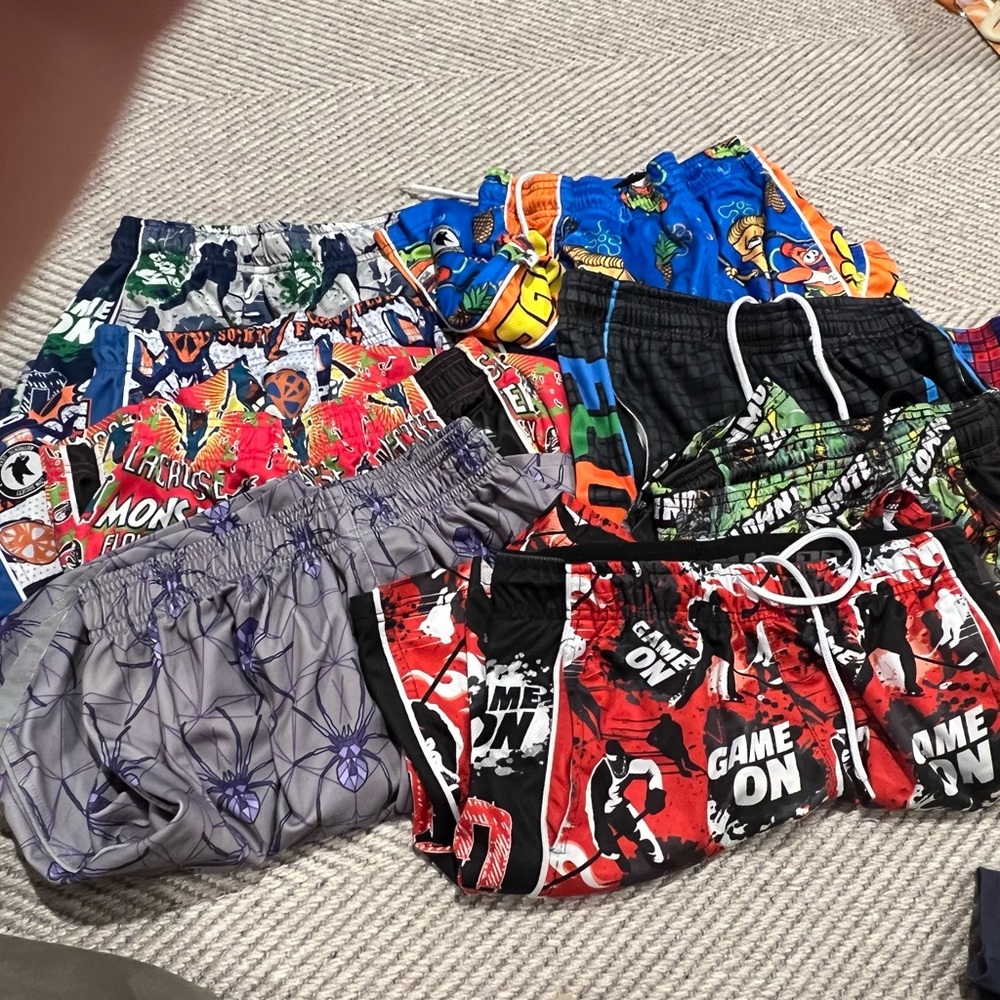 I am selling all 8 size large Flow society shorts